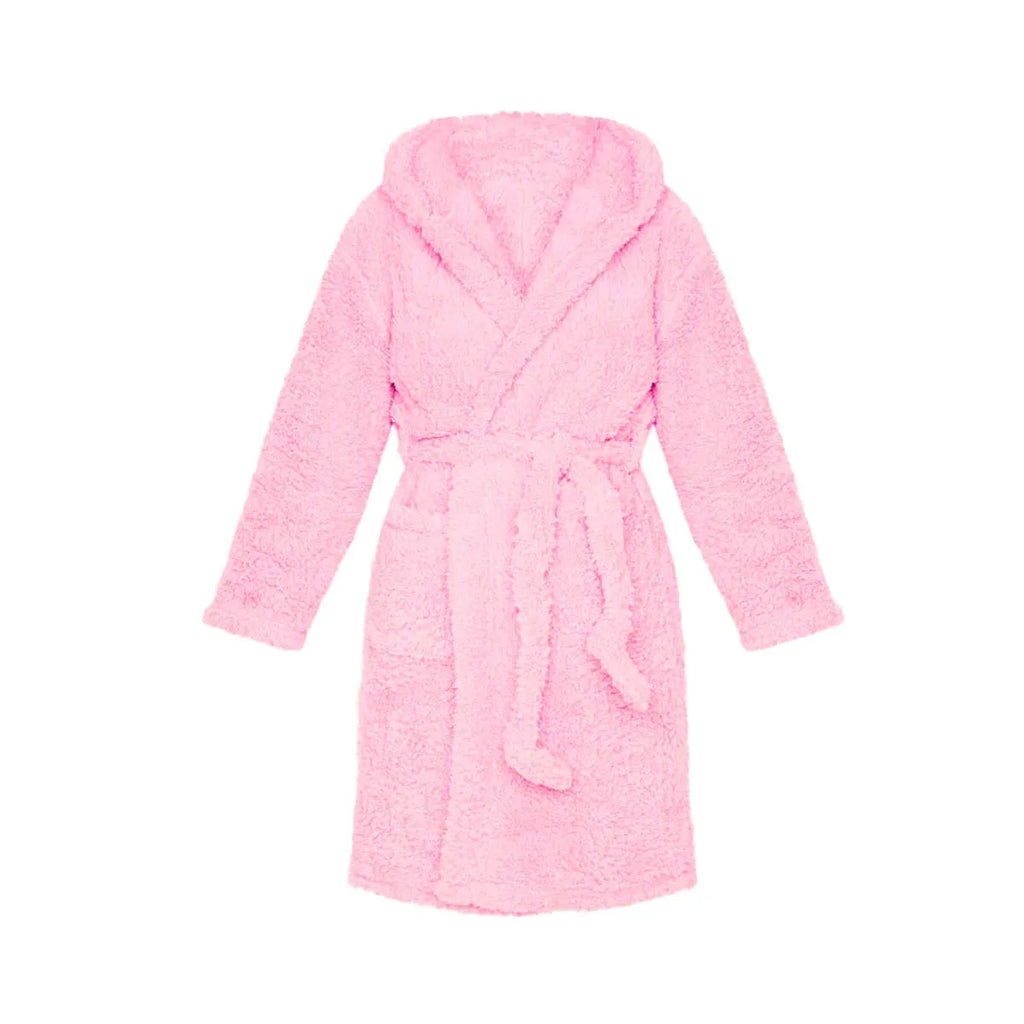 Winter Robe with Hoodie – Solid Colors