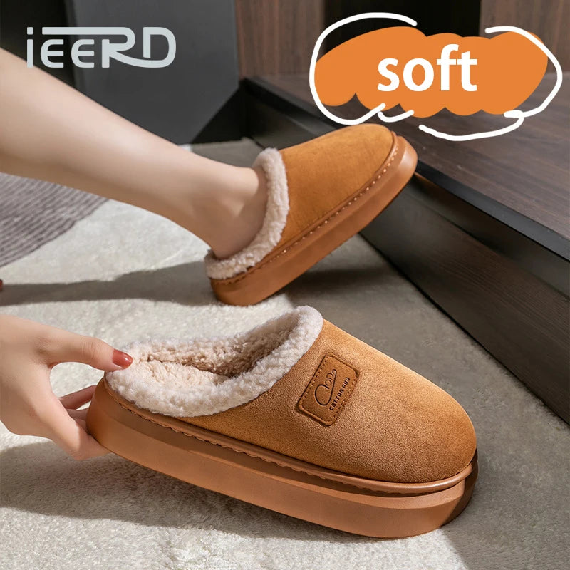 Memory Foam Slippers – Low Heel Comfort