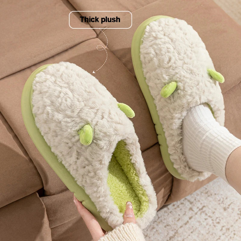 Plush Indoor Slippers – Soft & Non-Slip