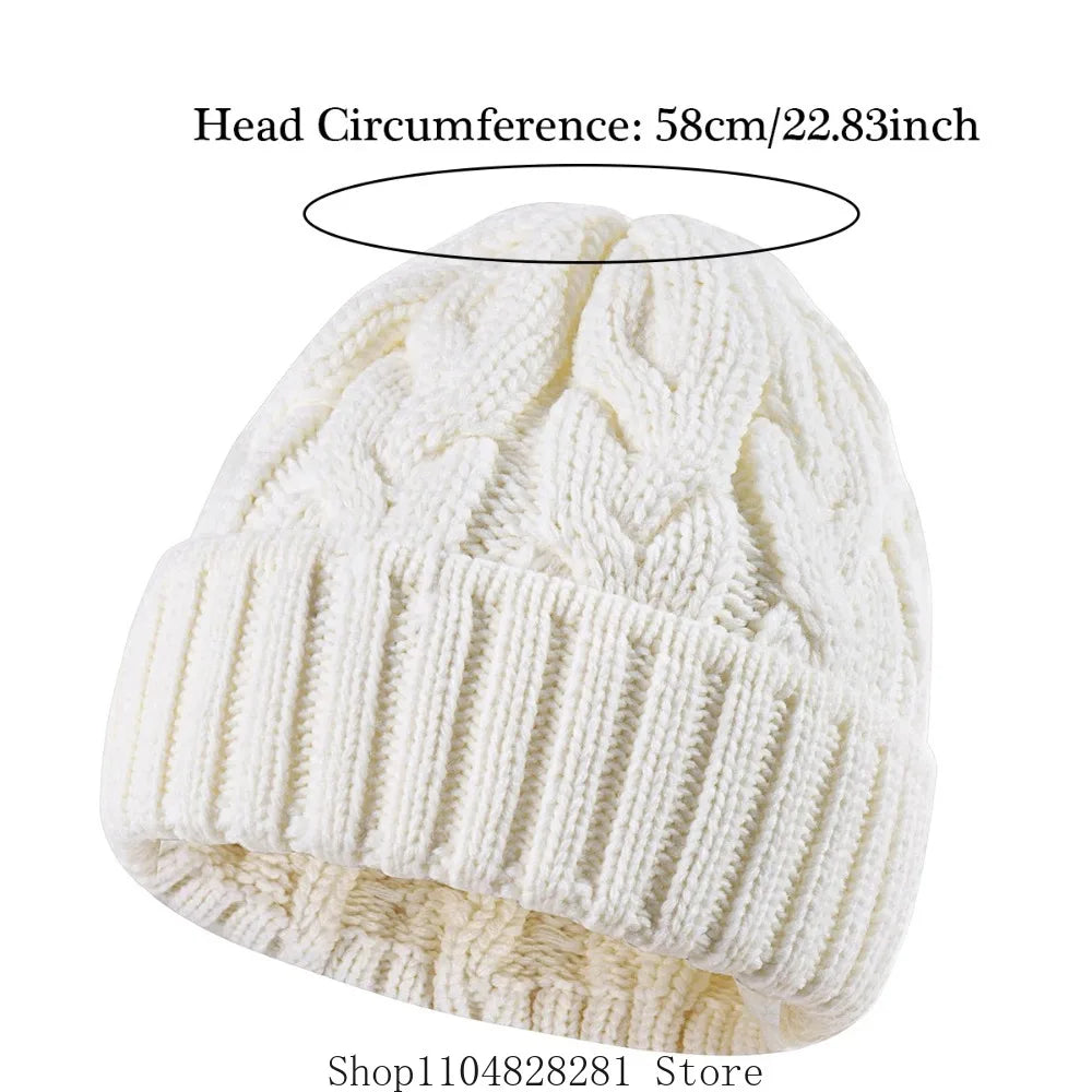 Chunky Knit Beanie – Warm & Stretchy