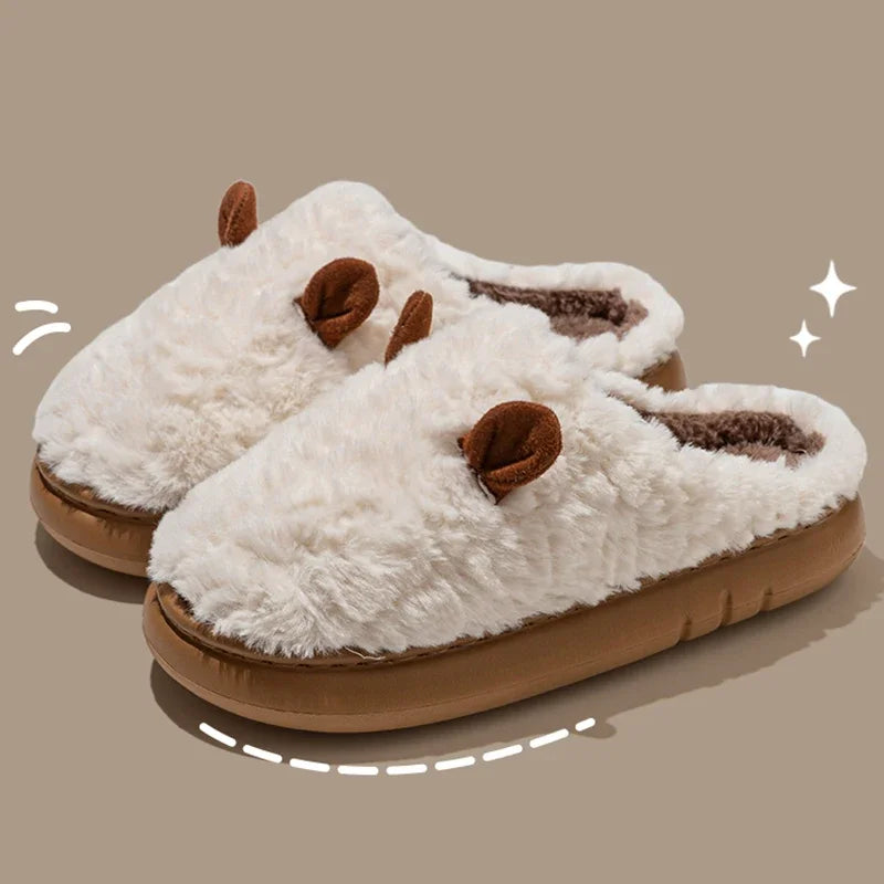 Plush Indoor Slippers – Soft & Non-Slip