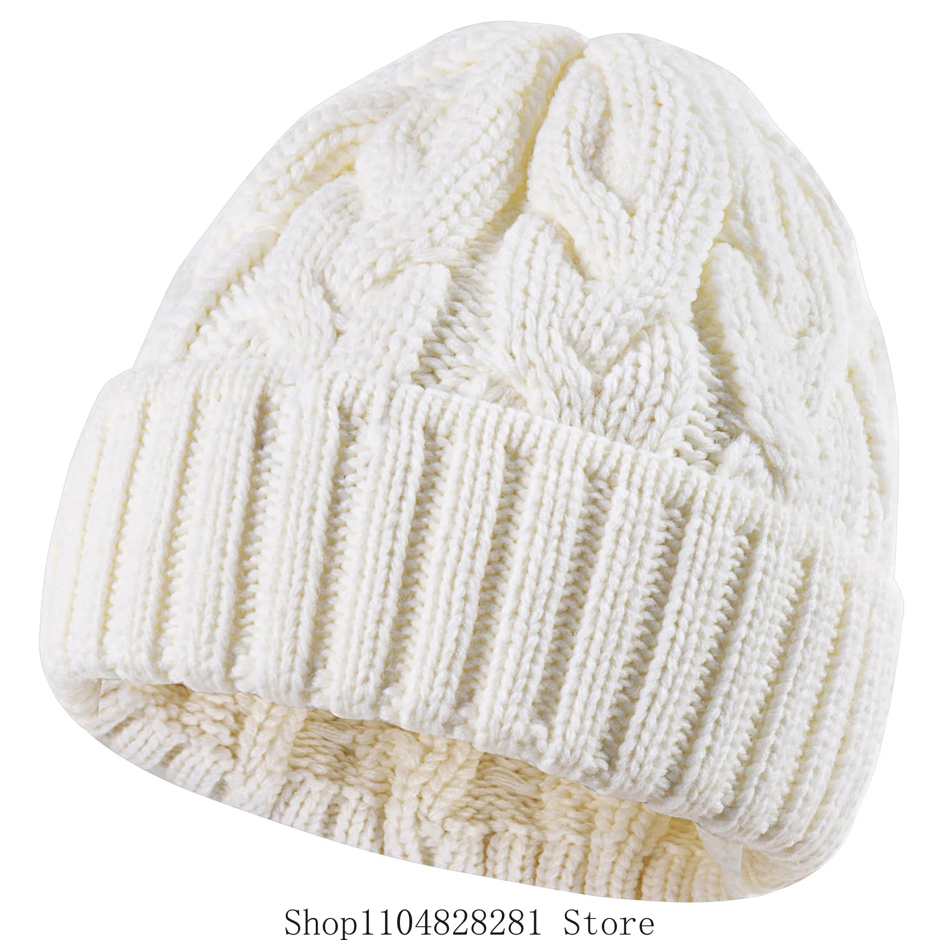 Chunky Knit Beanie – Warm & Stretchy