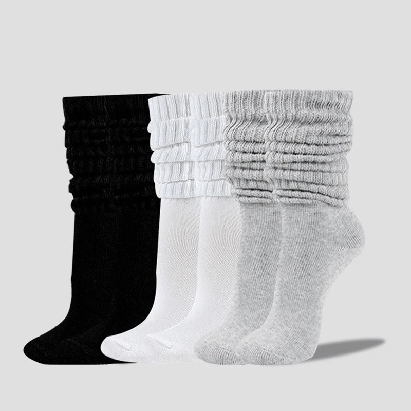 Pile-Up Style Socks – Breathable & Versatile