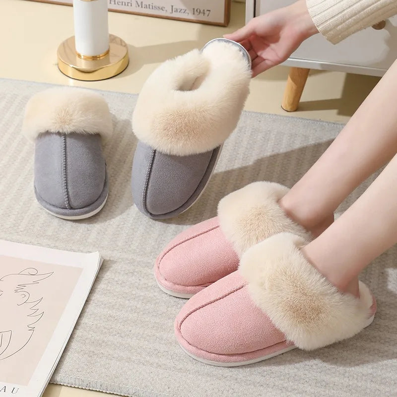 Thick Winter Slippers – Indoor/Outdoor Comfort