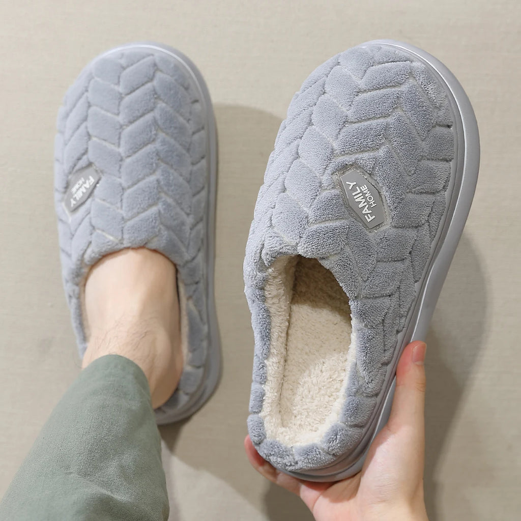 Plush Slippers – Warm & Non-Slip