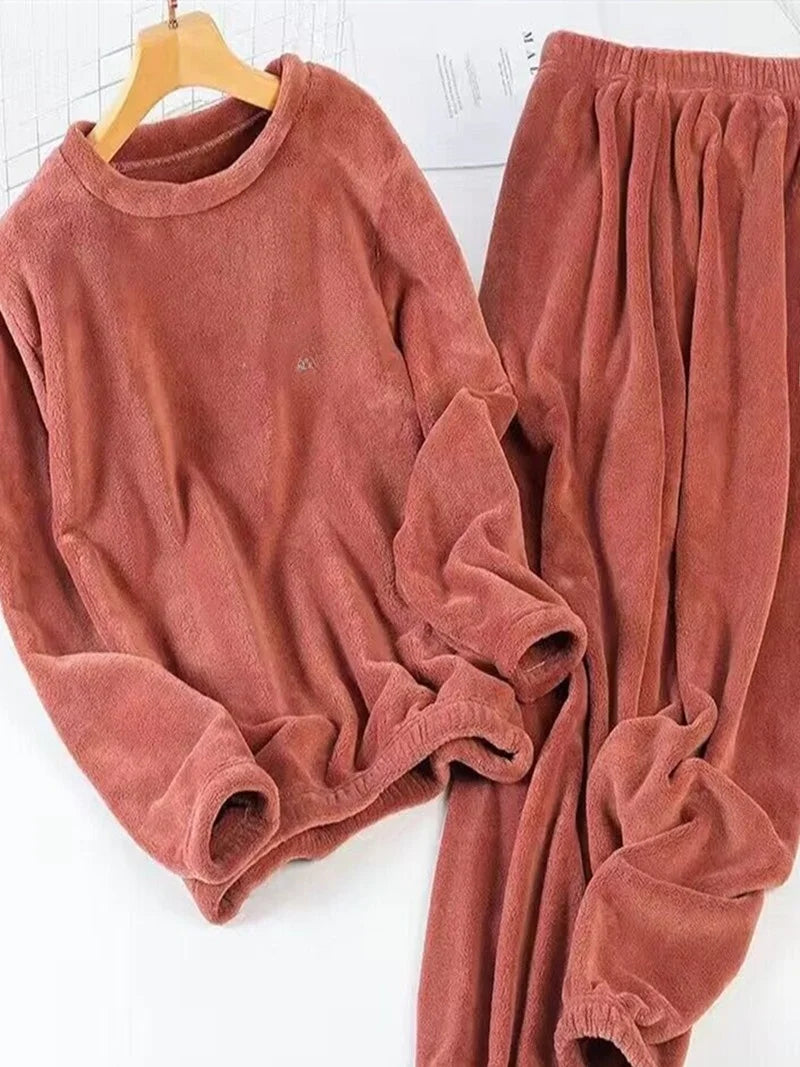 Winter Fleece Set – Long Sleeve & Loose Fit