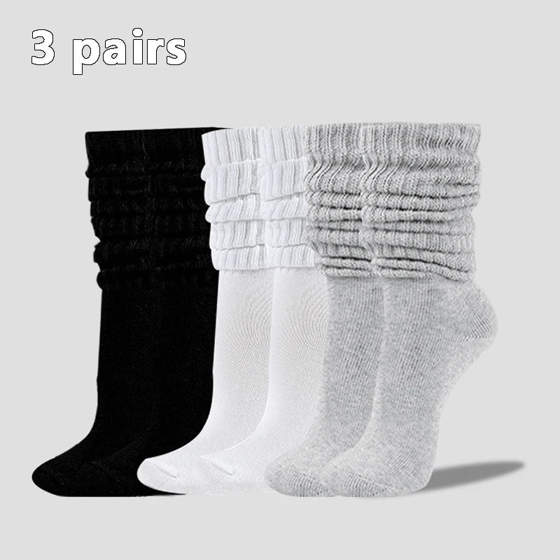 Pile-Up Style Socks – Breathable & Versatile