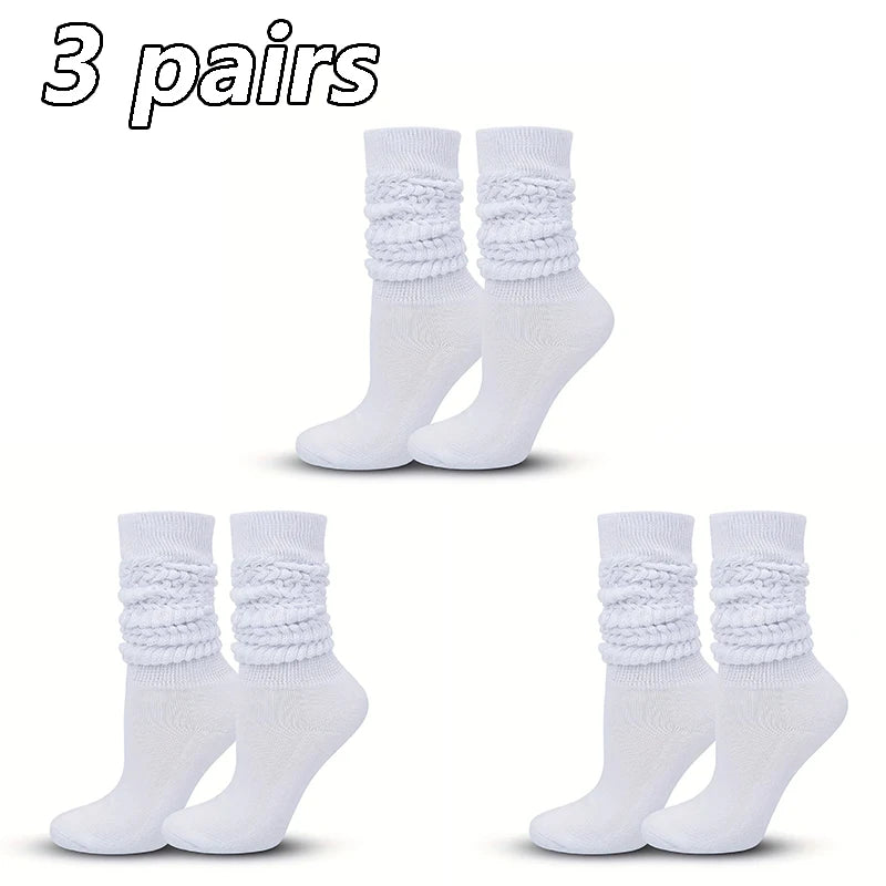 Pile-Up Style Socks – Breathable & Versatile