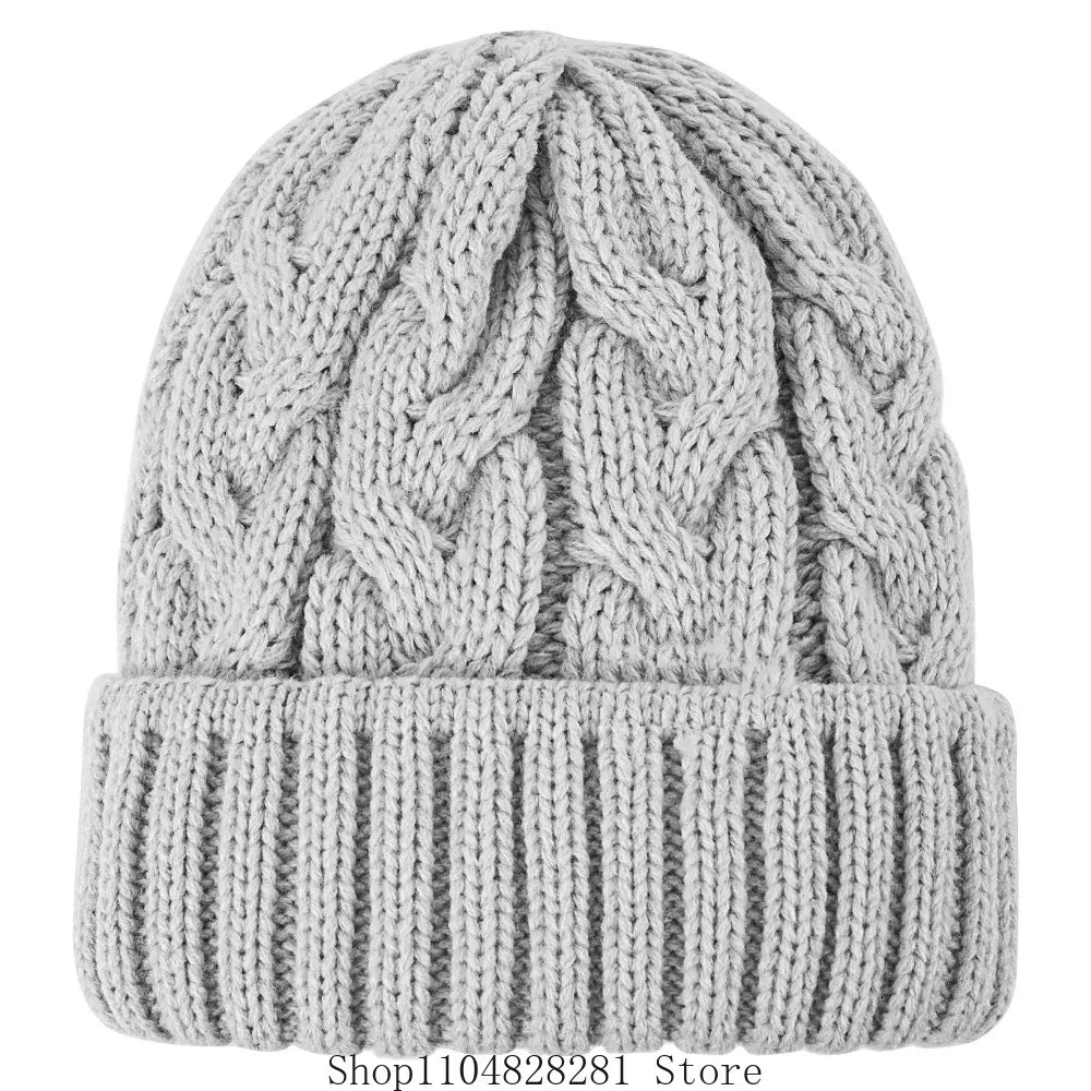 Chunky Knit Beanie – Warm & Stretchy