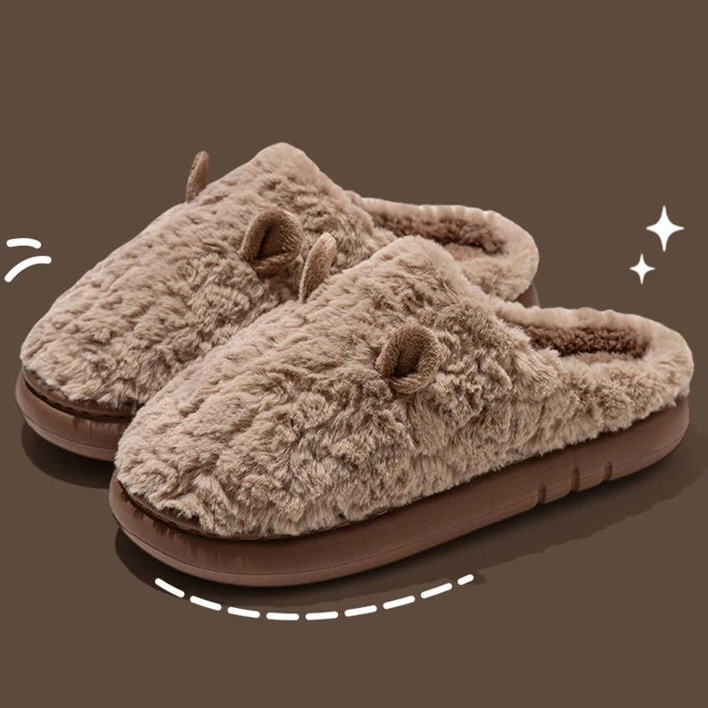 Plush Indoor Slippers – Soft & Non-Slip