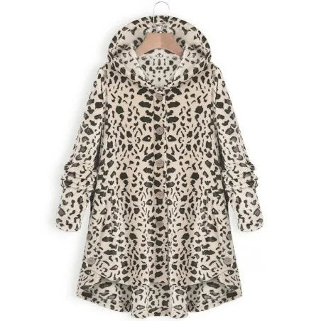 Teddy Fleece Hooded Coat – Long & Plush