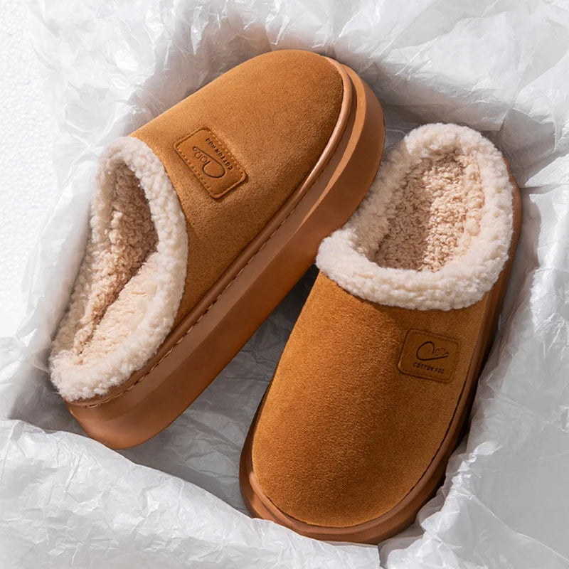 Memory Foam Slippers – Low Heel Comfort