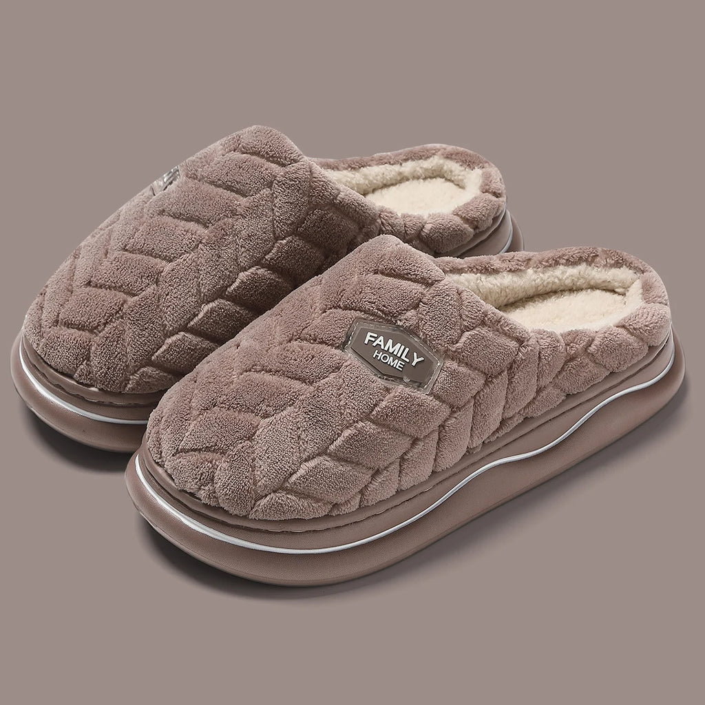 Plush Slippers – Warm & Non-Slip