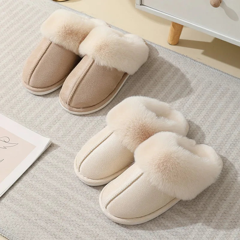 Thick Winter Slippers – Indoor/Outdoor Comfort