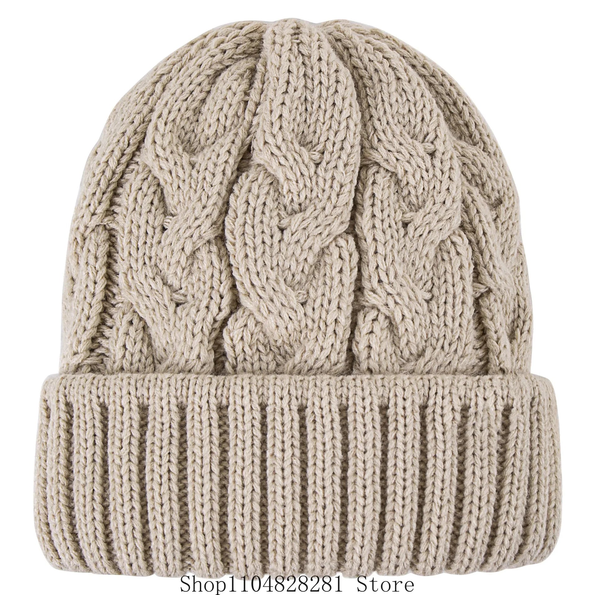 Chunky Knit Beanie – Warm & Stretchy