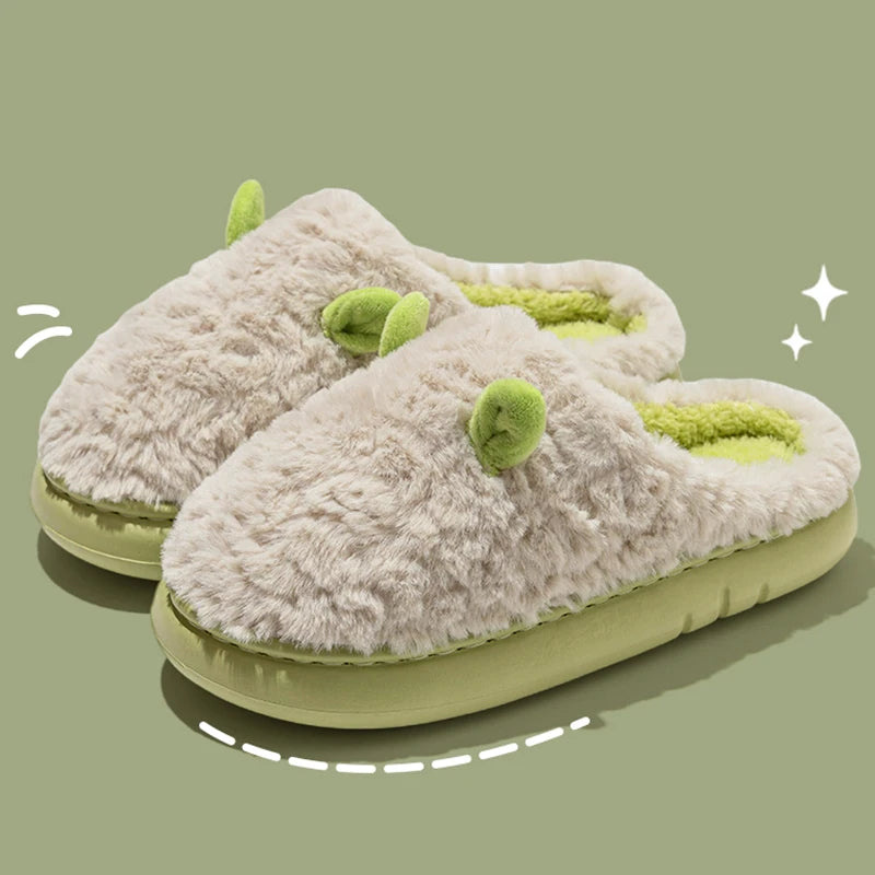 Plush Indoor Slippers – Soft & Non-Slip