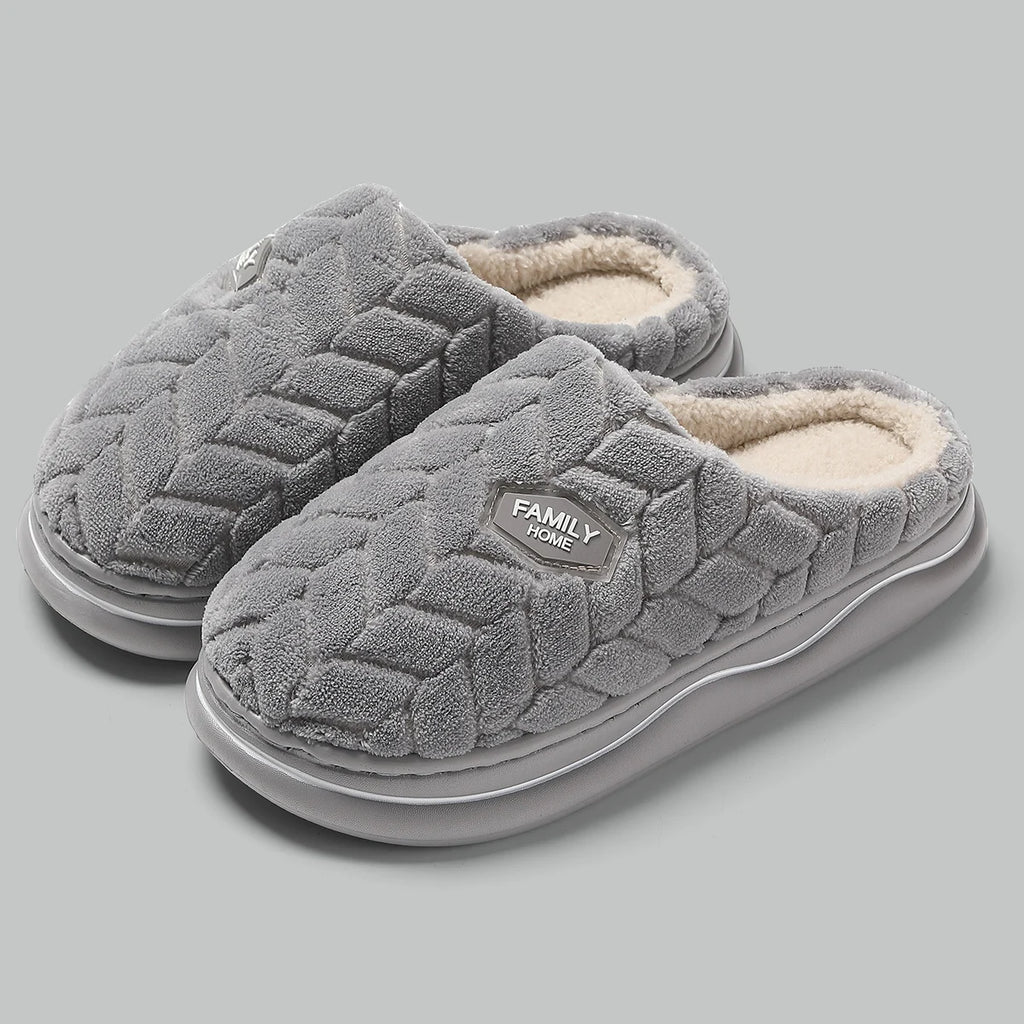 Plush Slippers – Warm & Non-Slip