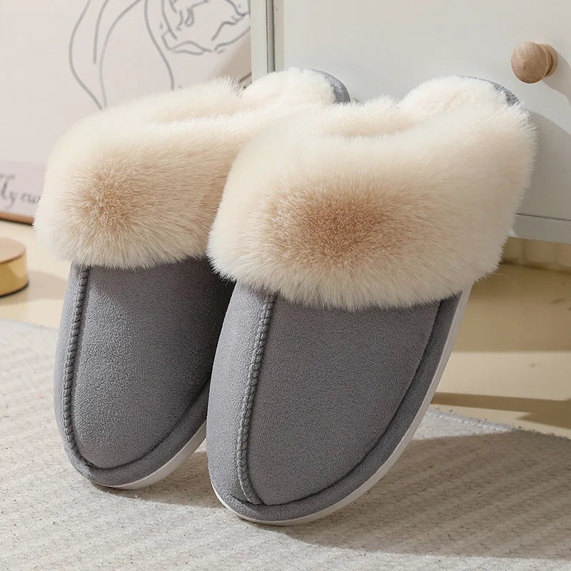Thick Winter Slippers – Indoor/Outdoor Comfort