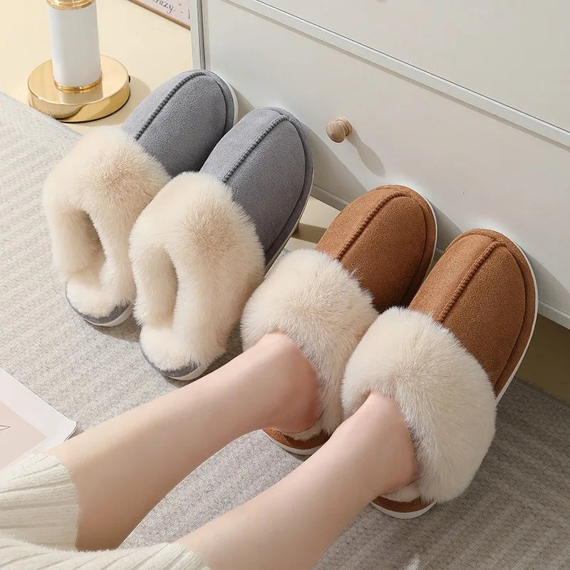 Thick Winter Slippers – Indoor/Outdoor Comfort