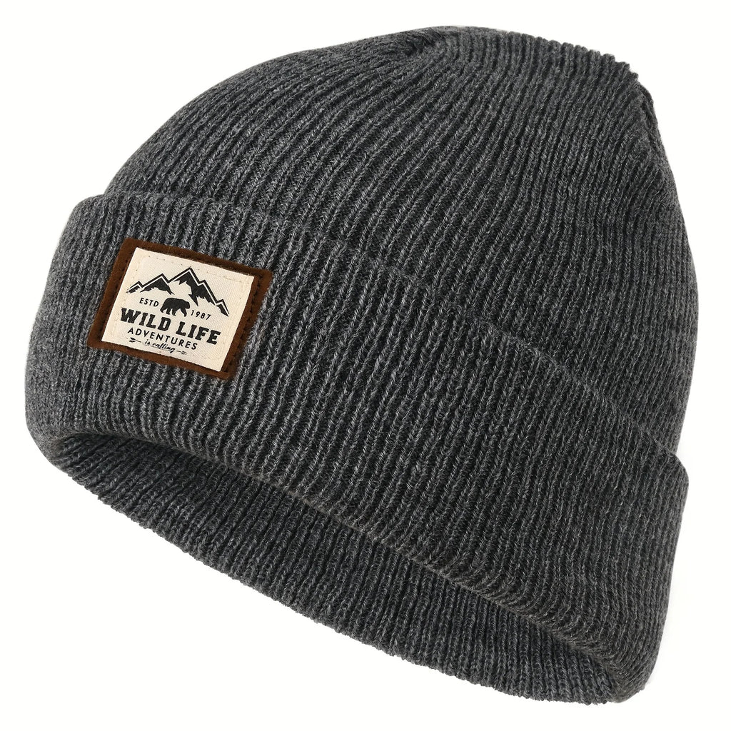 Fleece-Lined Winter Hat – Windproof Outdoor Cap