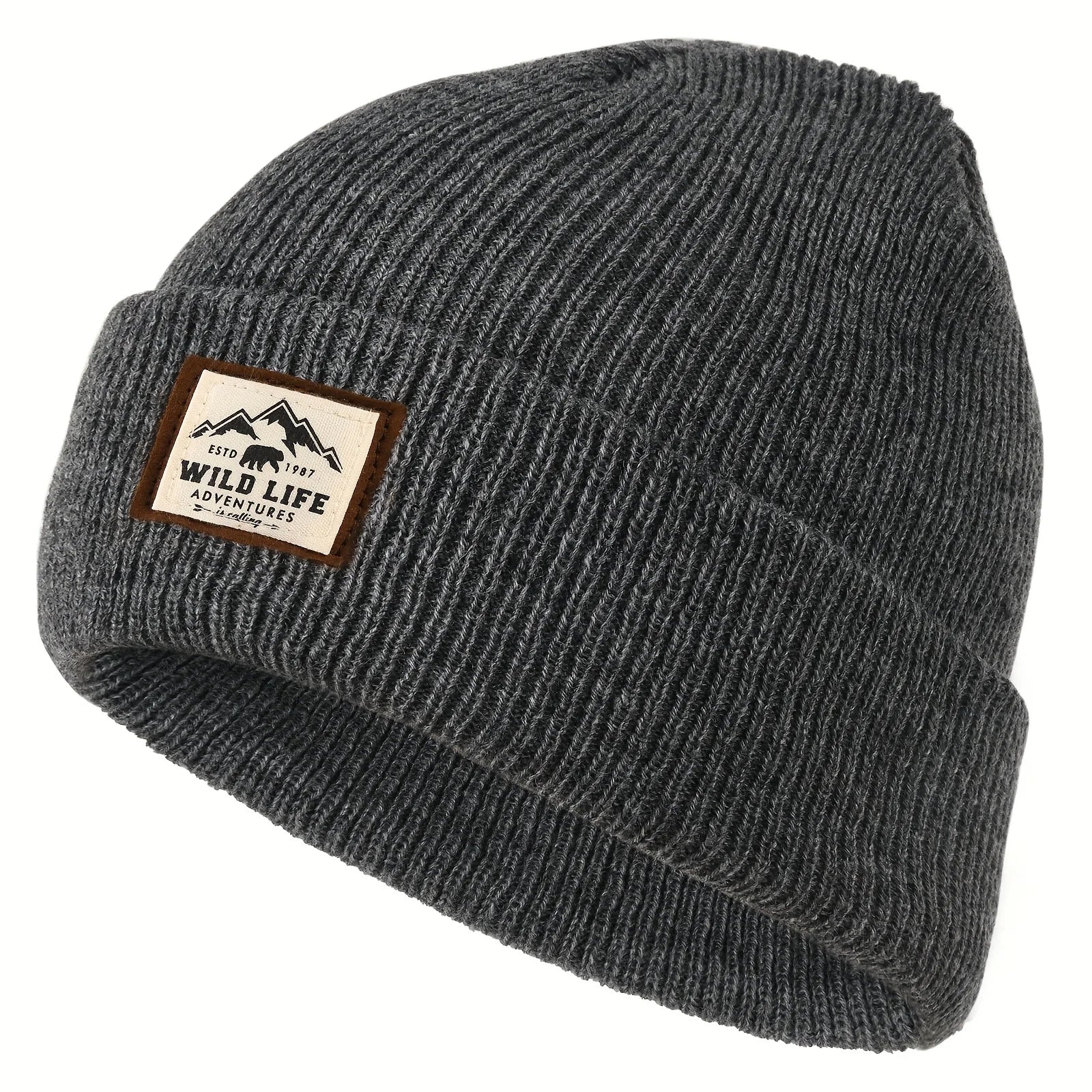 Fleece-Lined Winter Hat – Windproof Outdoor Cap