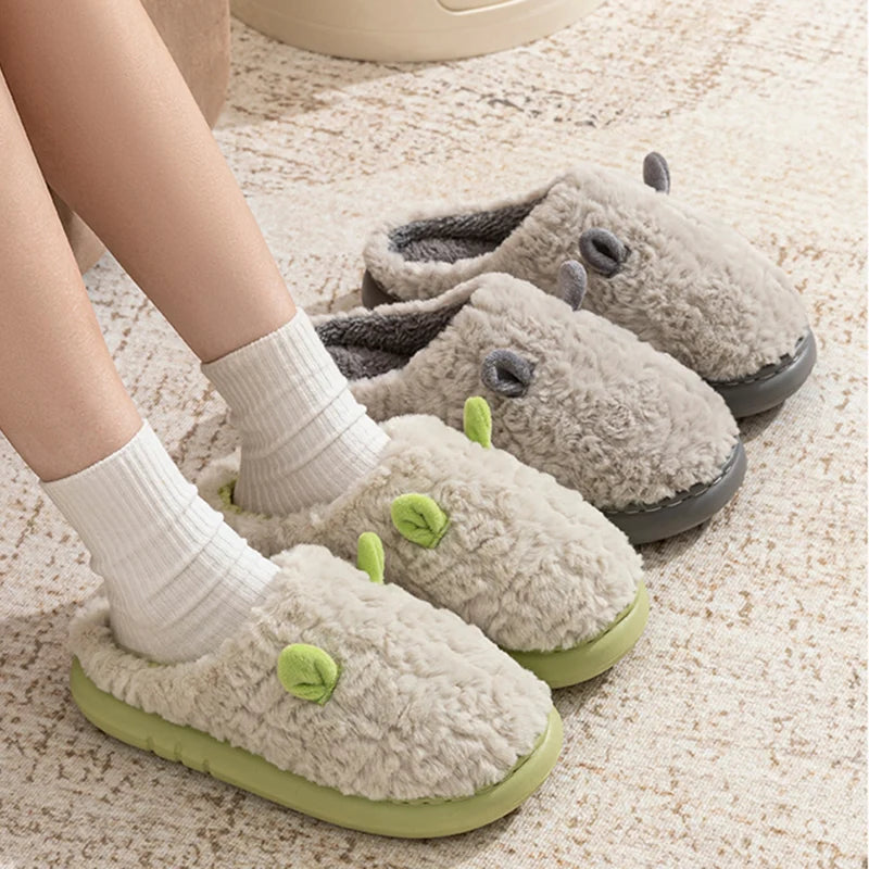 Plush Indoor Slippers – Soft & Non-Slip