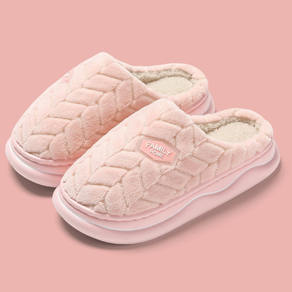 Plush Slippers – Warm & Non-Slip