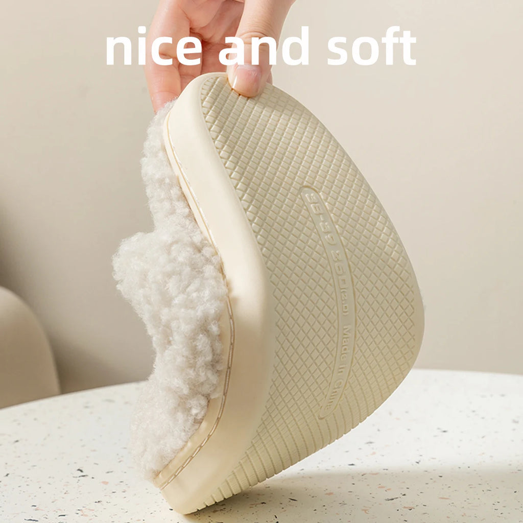 Cartoon Bear Slippers – Soft Plush