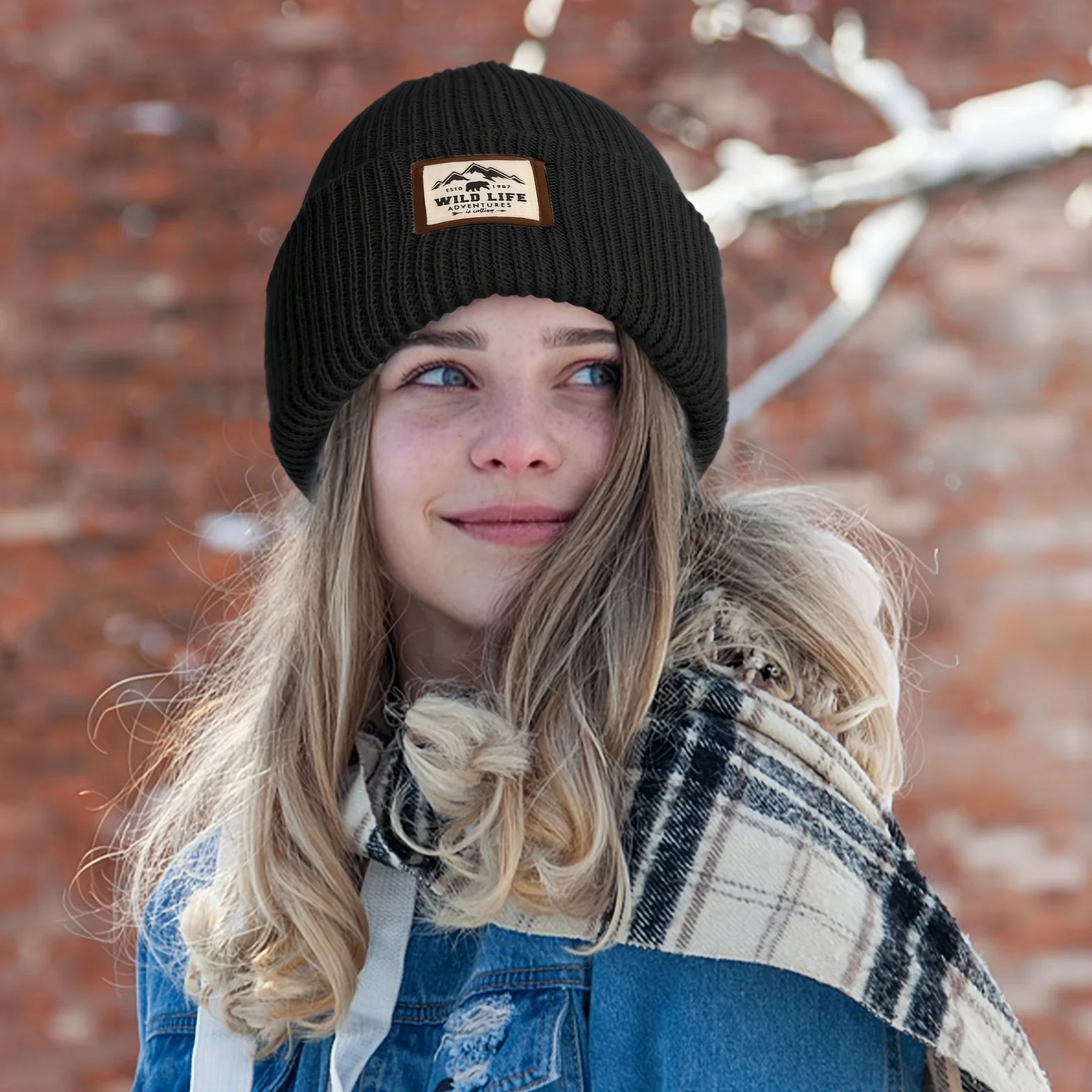 Fleece-Lined Winter Hat – Windproof Outdoor Cap